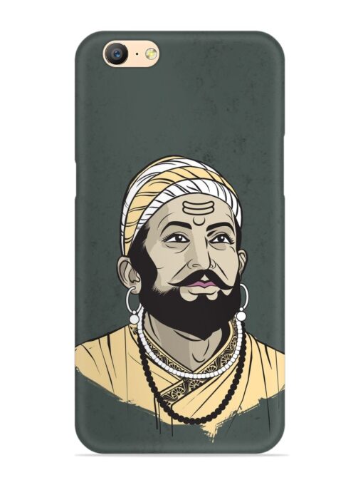 Shivaji Maharaj Vector Art Snap Case for Oppo A57 (2016)