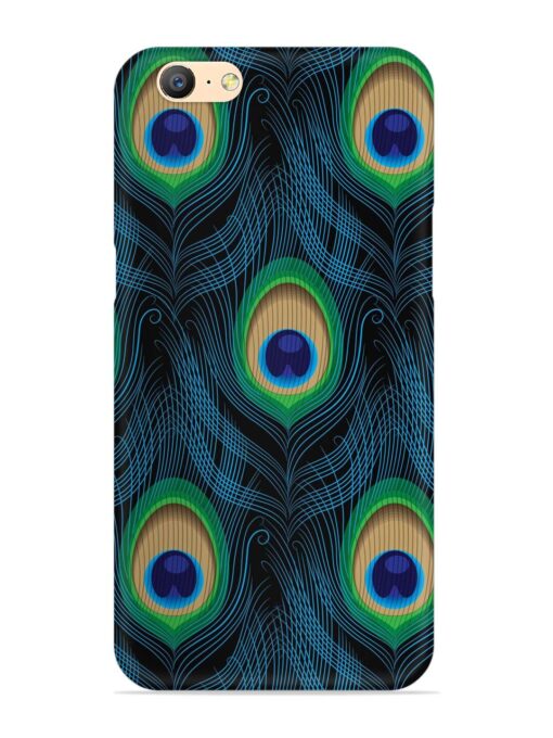 Seamless Pattern Peacock Snap Case for Oppo A57 (2016)