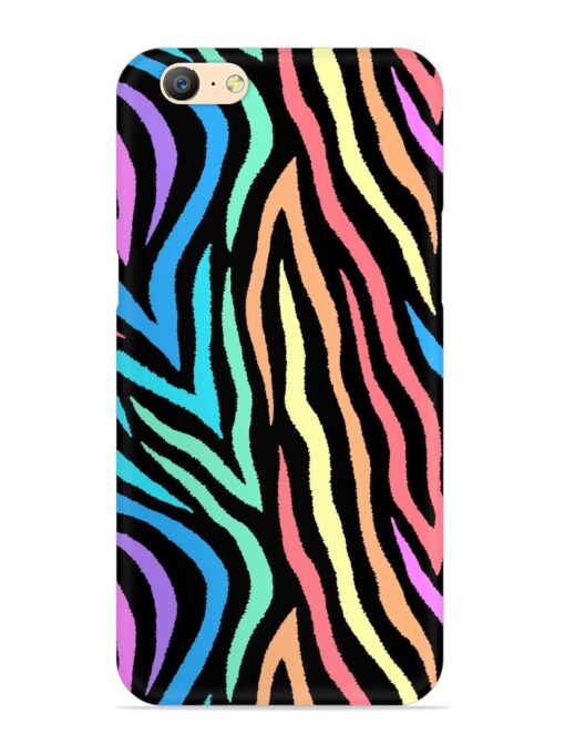 Colorful Abstract Zebra Snap Case for Oppo A57 (2016) Zapvi