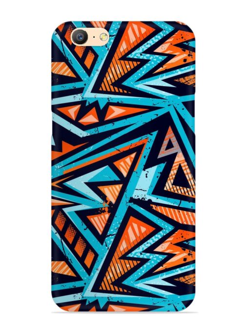 Abstract Seamless Grunge Snap Case for Oppo A57 (2016) Zapvi