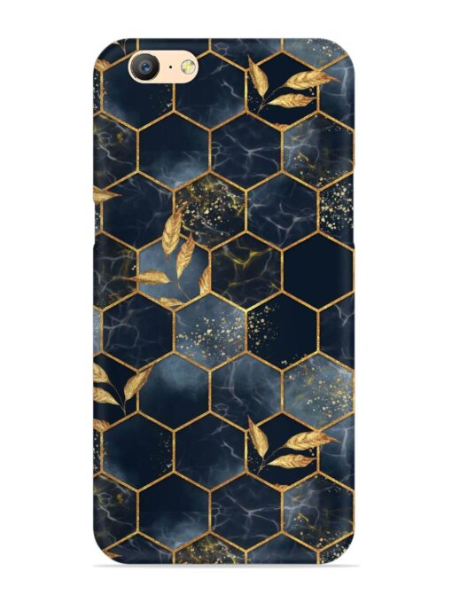 Marble Hexagon Seamless Snap Case for Oppo A57 (2016) Zapvi