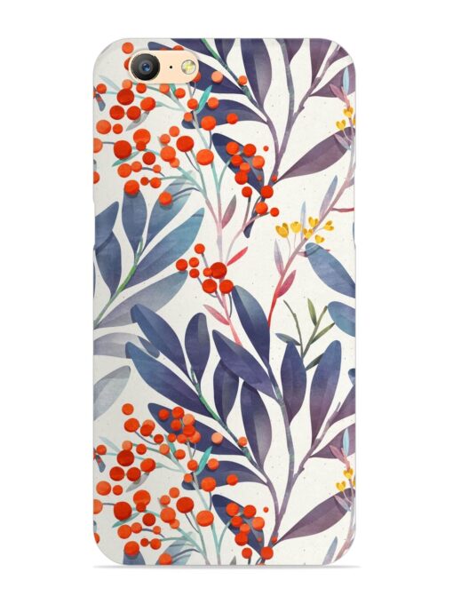 Seamless Floral Pattern Snap Case for Oppo A57 (2016) Zapvi