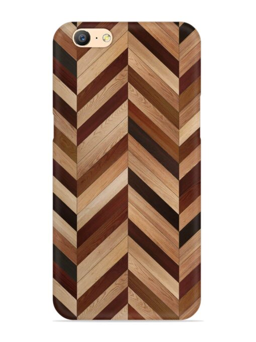 Seamless Wood Parquet Snap Case for Oppo A57 (2016) Zapvi