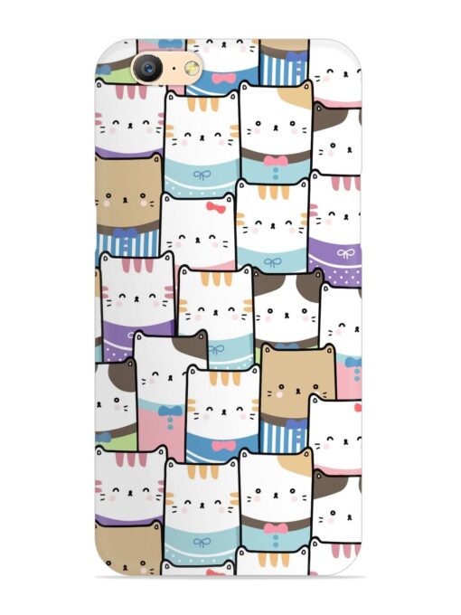 Cute Adorable Cat Snap Case for Oppo A57 (2016) Zapvi