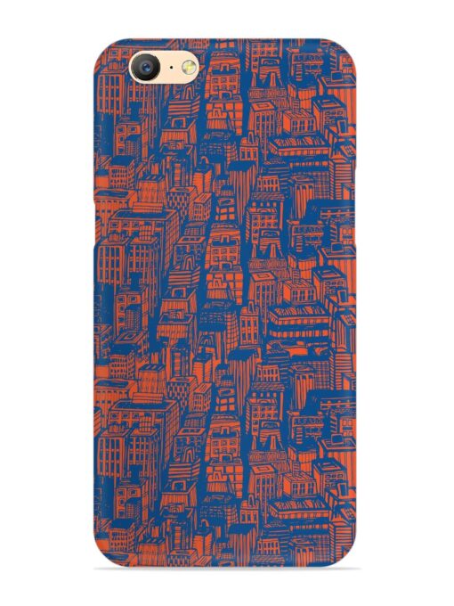 Hand Drawn Seamless Snap Case for Oppo A57 (2016) Zapvi