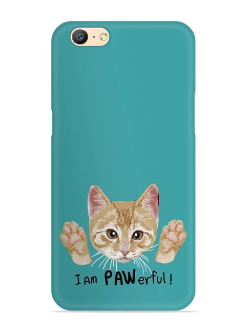 Typography Slogan Cat Snap Case for Oppo A57 (2016) Zapvi