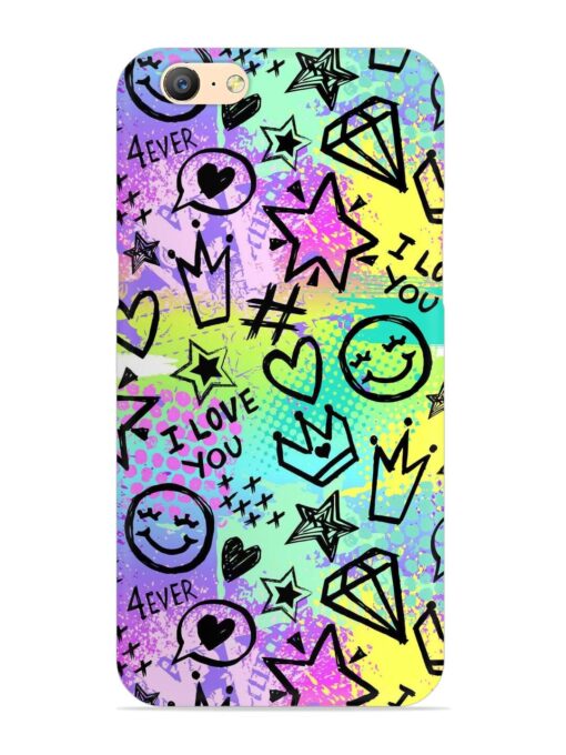 Bright Seamless Pattern Snap Case for Oppo A57 (2016) Zapvi