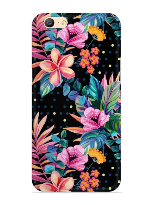 Seamless Floral Pattern Snap Case for Oppo A57 (2016) Zapvi