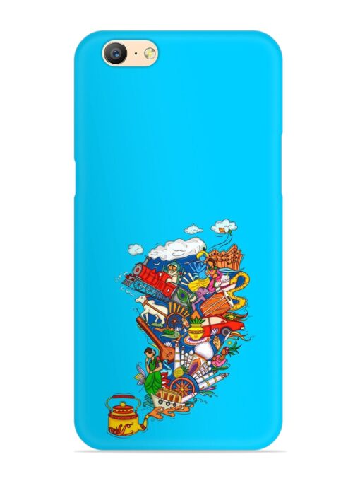 Vector Design Indian Snap Case for Oppo A57 (2016) Zapvi