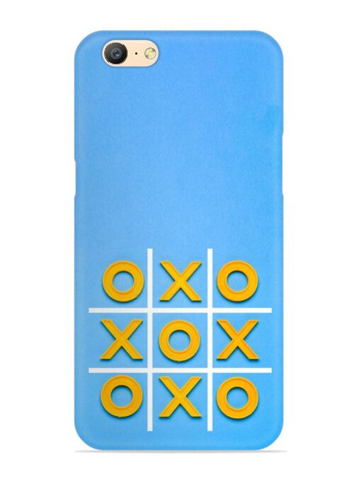 Yellow Plastic Crosses Snap Case for Oppo A57 (2016) Zapvi