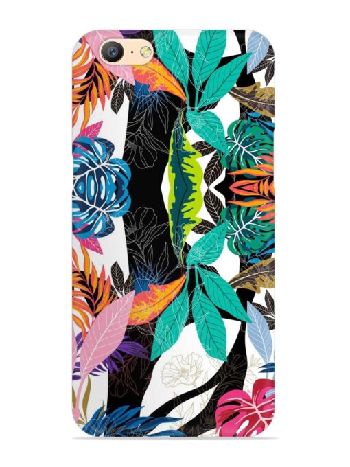 Floral Pattern Bright Snap Case for Oppo A57 (2016) Zapvi