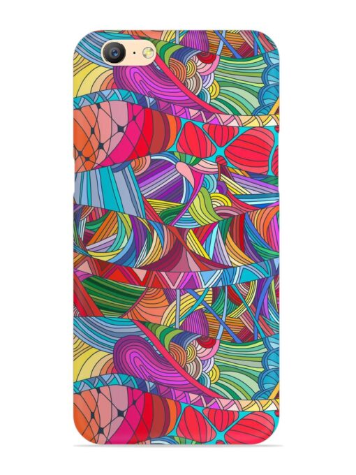 Seamless Patterns Hand Drawn Snap Case for Oppo A57 (2016) Zapvi