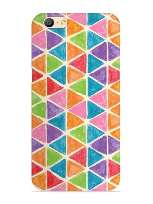 Seamless Colorful Isometric Snap Case for Oppo A57 (2016)