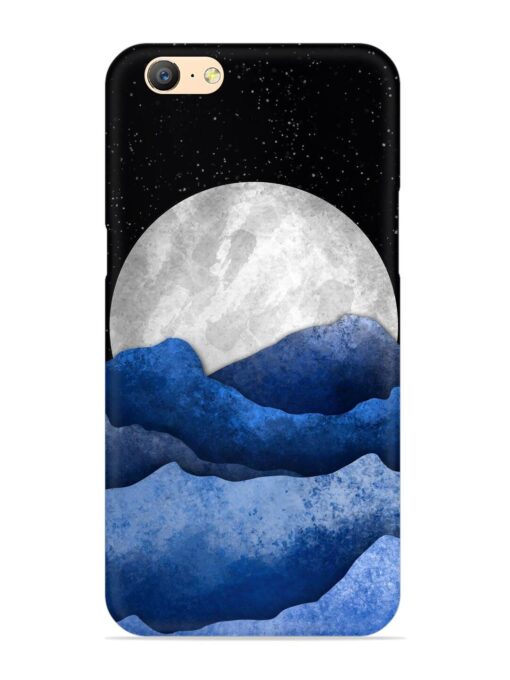 Full Moon Mountain Vector Snap Case for Oppo A57 (2016) Zapvi