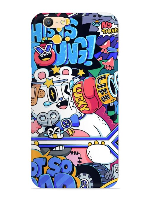 Universal Doodle Snap Case for Oppo A57 (2016)