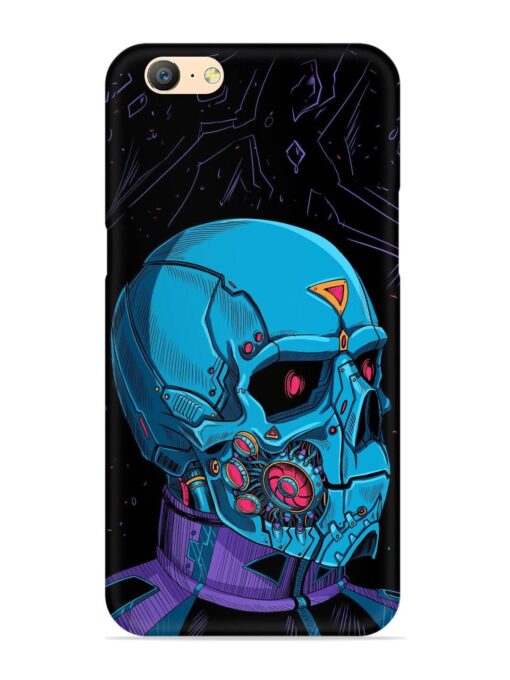 Skull Robo Vector Snap Case for Oppo A57 (2016) Zapvi