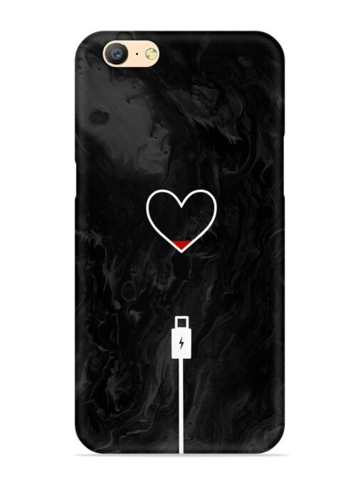 Heart Charging Vector Snap Case for Oppo A57 (2016) Zapvi