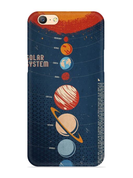 Solar System Vector Snap Case for Oppo A57 (2016) Zapvi