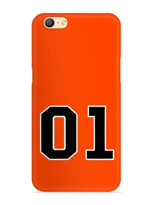 01 Number Snap Case for Oppo A57 (2016) Zapvi