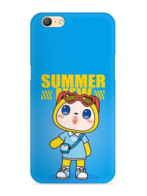 Summer Mew Cartoon Snap Case for Oppo A57 (2016) Zapvi