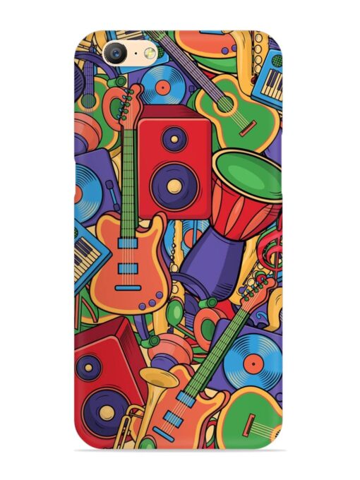 Colorful Music Art Snap Case for Oppo A57 (2016) Zapvi