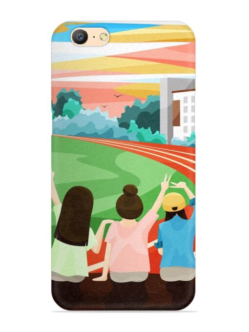 School Playground Snap Case for Oppo A57 (2016) Zapvi