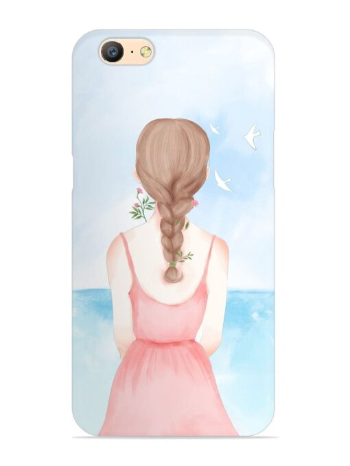 Watercolor Girl Vector Snap Case for Oppo A57 (2016) Zapvi