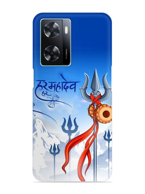 Har Har Mahadev Trishul Snap Case for Oppo A57 (4G)