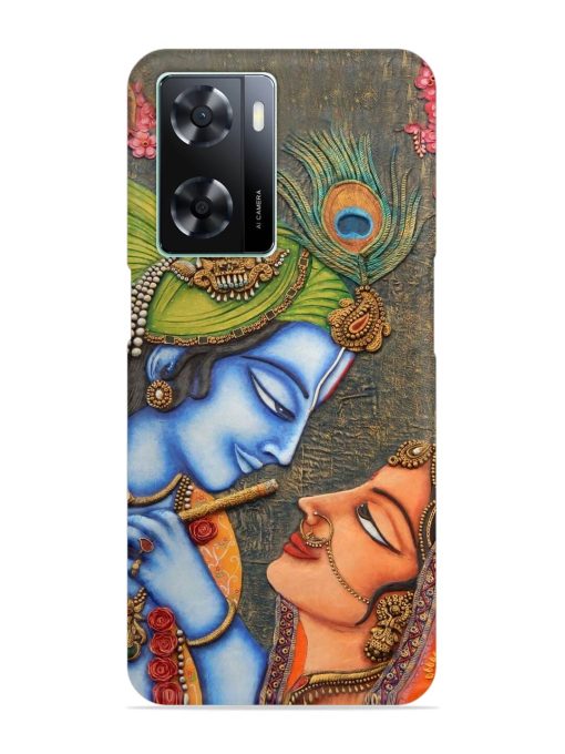 Lord Radha Krishna Flute Art Snap Case for Oppo A57 (4G) Zapvi