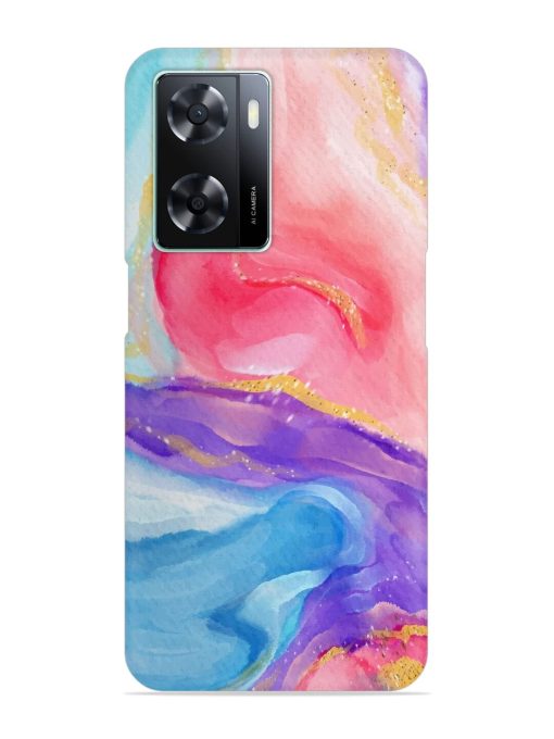 Watercolor Gradient Snap Case for Oppo A57 (4G) Zapvi