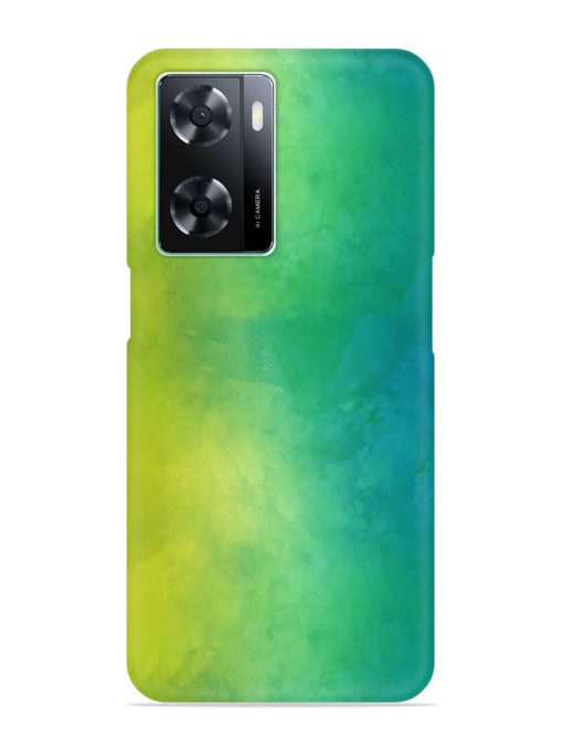 Yellow Green Gradient Snap Case for Oppo A57 (4G) Zapvi