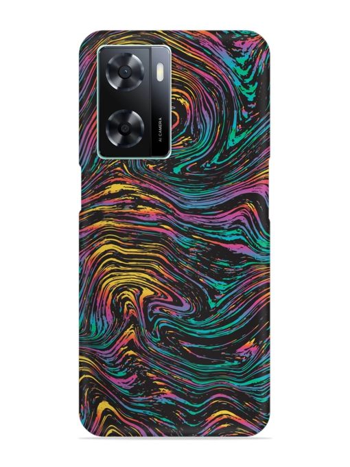 Abstract Liquid Colors Snap Case for Oppo A57 (4G) Zapvi