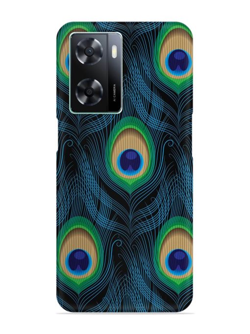 Seamless Pattern Peacock Snap Case for Oppo A57 (4G) Zapvi