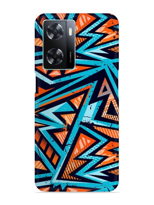 Abstract Seamless Grunge Snap Case for Oppo A57 (4G) Zapvi