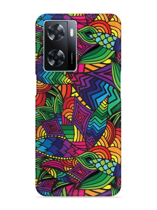 Abstract Multicolor Seamless Snap Case for Oppo A57 (4G)