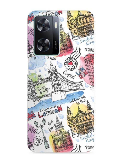 Vector London Landmark Snap Case for Oppo A57 (4G) Zapvi