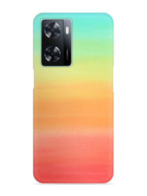 Background Sky Watercolor Snap Case for Oppo A57 (4G) Zapvi