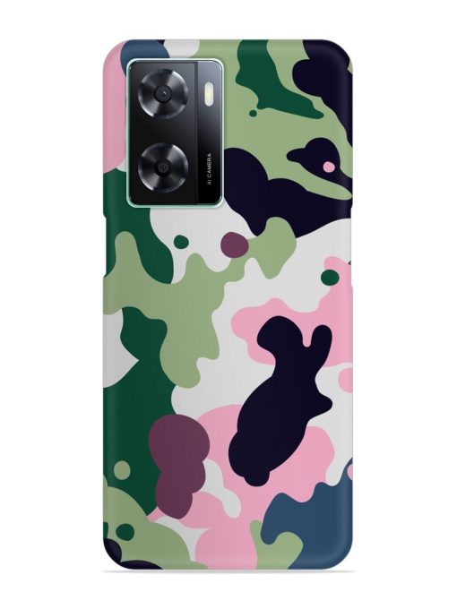 Seamless Funky Camouflage Snap Case for Oppo A57 (4G) Zapvi