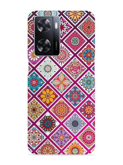 Seamless Tile Pattern Snap Case for Oppo A57 (4G) Zapvi