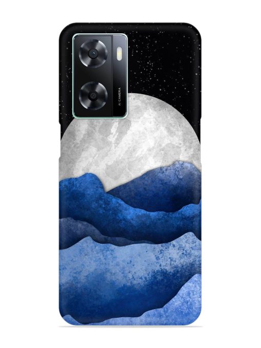 Full Moon Mountain Vector Snap Case for Oppo A57 (4G) Zapvi