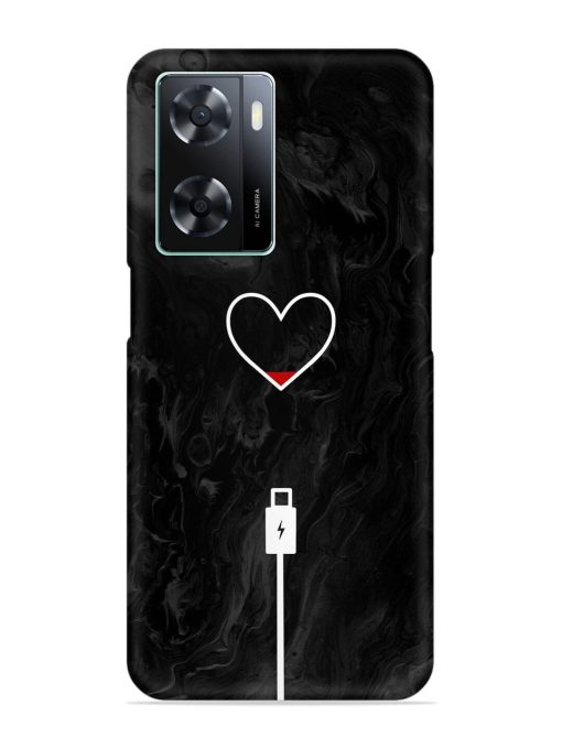 Heart Charging Vector Snap Case for Oppo A57 (4G) Zapvi