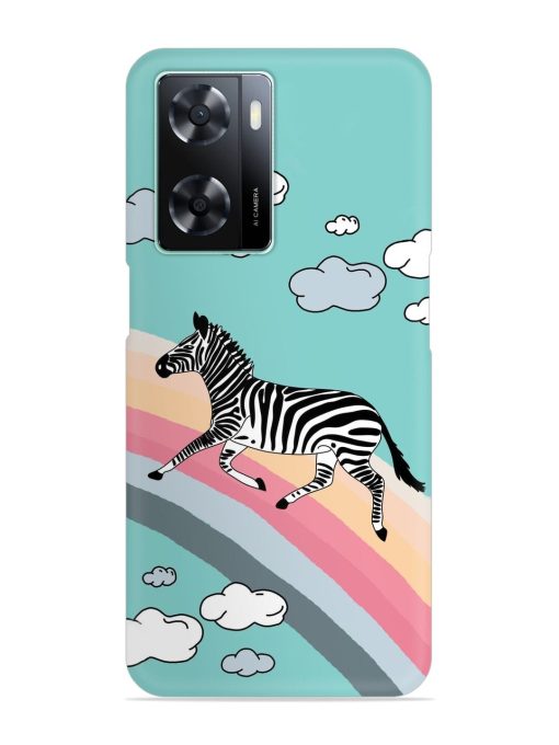 Running Zebra Snap Case for Oppo A57 (4G) Zapvi