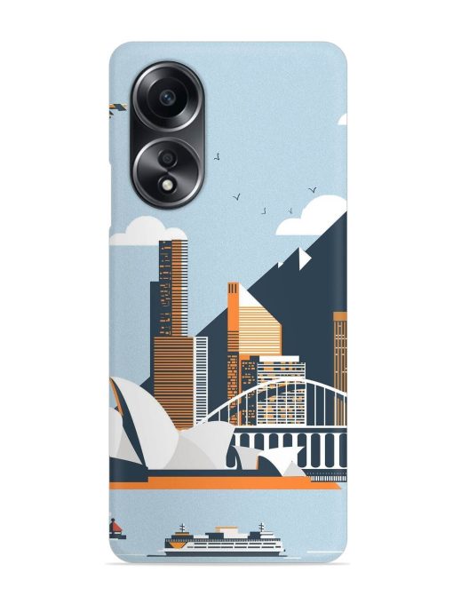 Sydney Opera Landscape Snap Case for Oppo A58 Zapvi