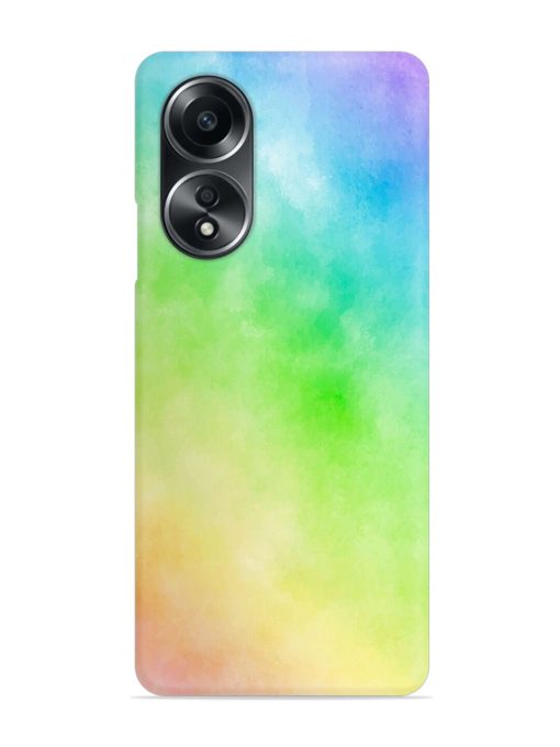 Watercolor Mixture Snap Case for Oppo A58 Zapvi