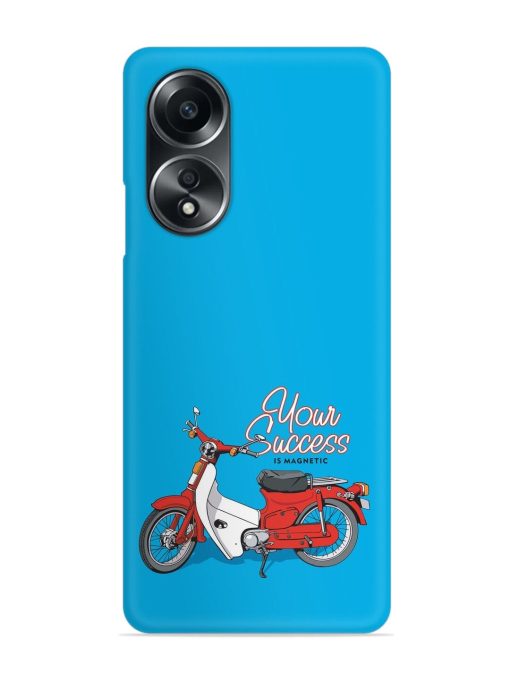 Motorcycles Image Vector Snap Case for Oppo A58