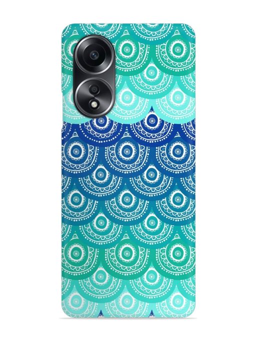 Ethnic Seamless Pattern Snap Case for Oppo A58