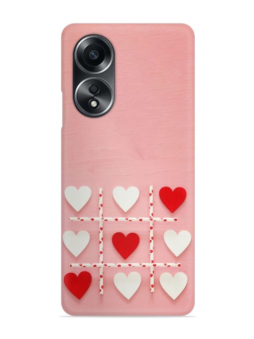 Valentines Day Concept Snap Case for Oppo A58 Zapvi