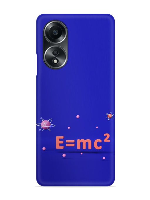 Formula Relativity Equation Snap Case for Oppo A58