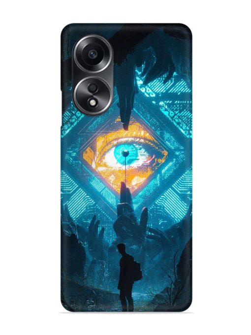 Arcane Eye Snap Case for Oppo A58 Zapvi