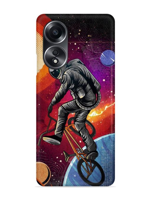 Super Eclipse Bmx Bike Snap Case for Oppo A58 Zapvi